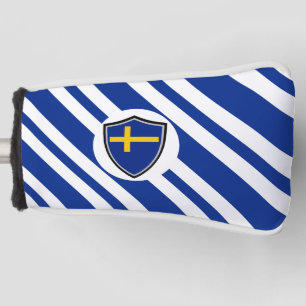 Swedish flag golf head cover