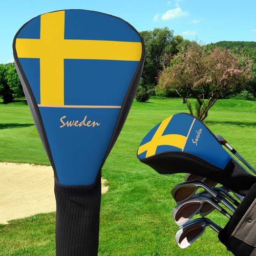 Swedish Flag  Golf Sweden sports Covers clubs