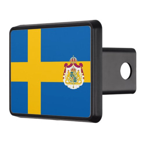 Swedish flag hitch cover