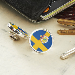 Swedish flag lapel pin