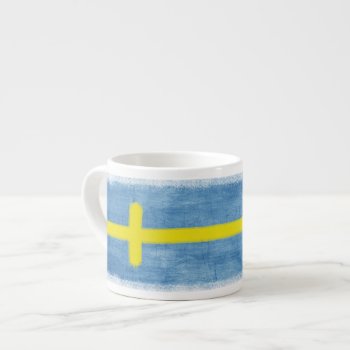 Swedish Flag Large Espresso Mug by LungoMugs at Zazzle