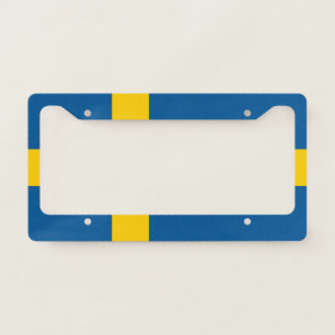 Swedish Flag License Plate Frame