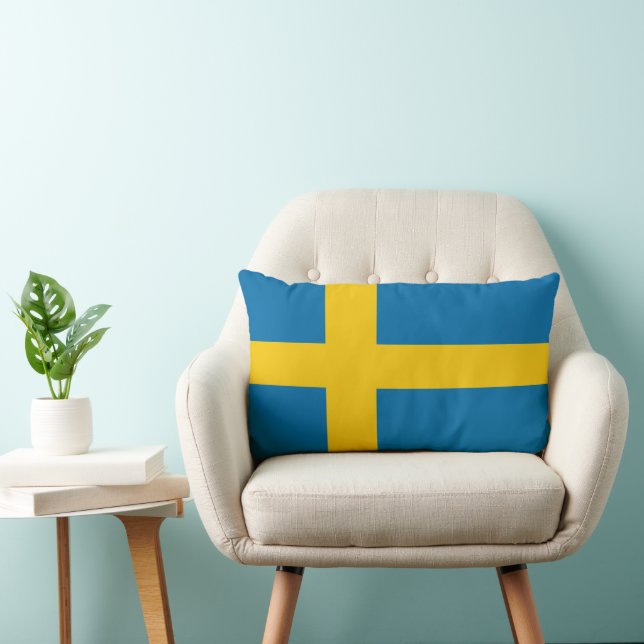 Swedish Flag Lumbar Pillow (Chair)