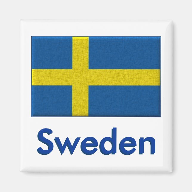 Swedish Flag Magnet (Front)