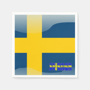 Swedish flag napkins