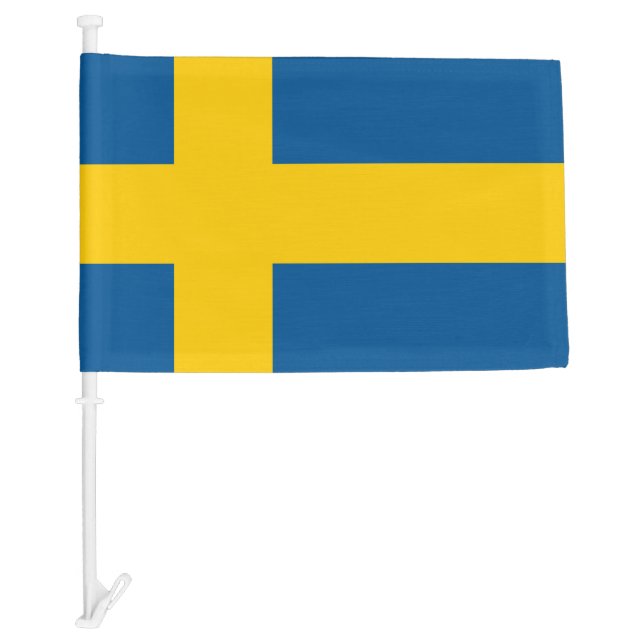 Swedish flag of Sweden car flags (Front)