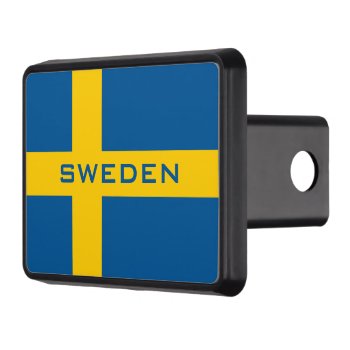 Swedish Flag Of Sweden Car Trailer Hitch Cover by iprint at Zazzle