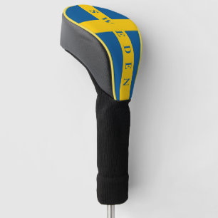 Swedish flag of Sweden custom driver sock Golf Head Cover