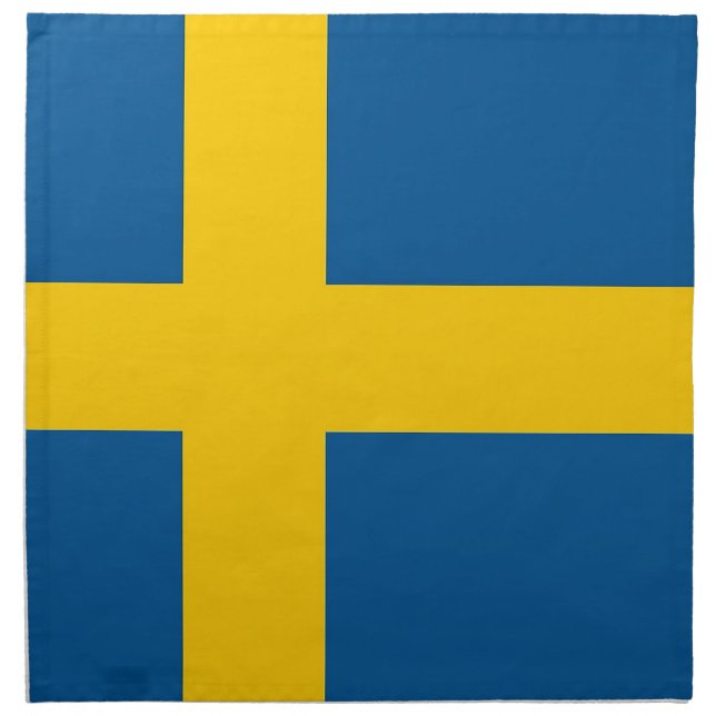 Swedish Flag on MoJo Napkin (Front)