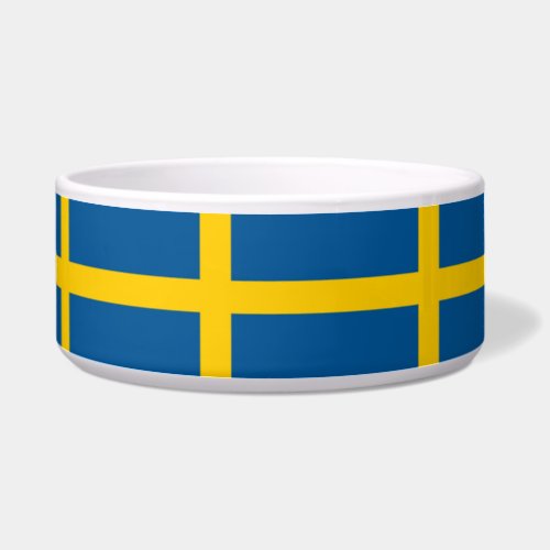 Swedish Flag Pet Bowl