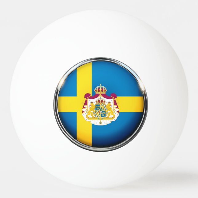 Swedish flag Ping-Pong ball (Front)