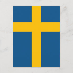Swedish Flag Postcard