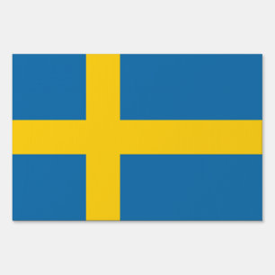 Swedish Flag Sign