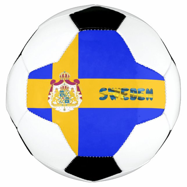Swedish flag soccer ball (Front)
