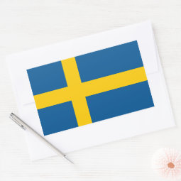 Swedish* Flag Sticker | Zazzle