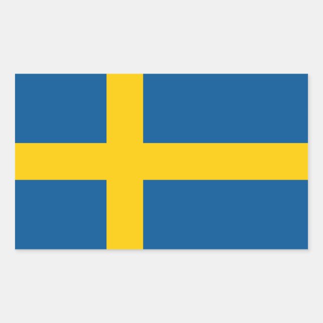 Swedish* Flag Sticker (Front)