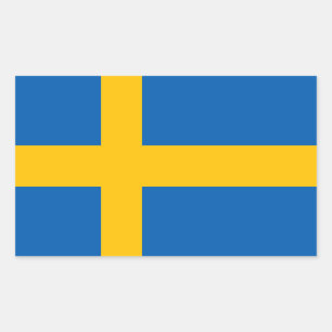 Swedish flag stickers