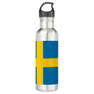 Swedish Flag (Sweden) 532 Ml Water Bottle