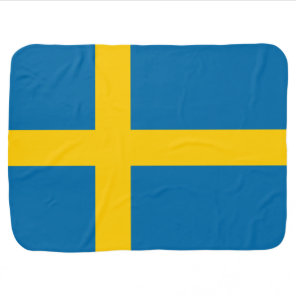Swedish Flag (Sweden) Baby Blanket