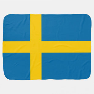 Swedish Flag (Sweden) Baby Blanket