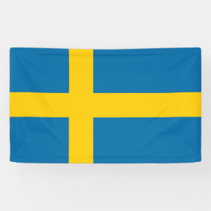 Swedish Flag (Sweden) Banner