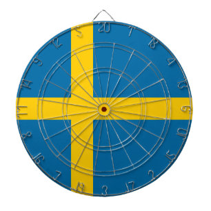 Swedish Flag (Sweden) Dart Board