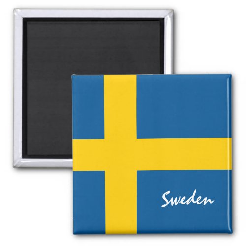 Swedish flag  Sweden holiday travel sports Magnet