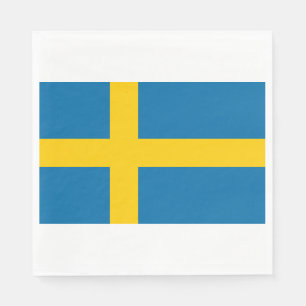Swedish Flag (Sweden) Napkins