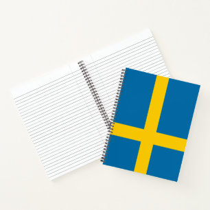 Swedish Flag (Sweden) Notebook