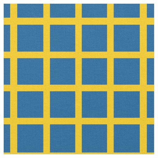 Swedish Flag & Sweden Trendy Fabric /fashion