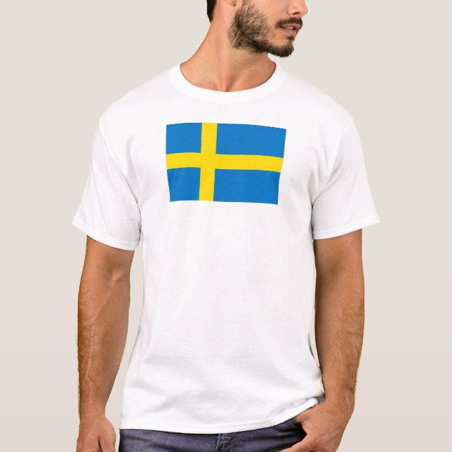 Swedish Flag T-Shirt (Front)