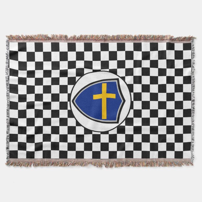 Swedish flag throw blanket (Front)