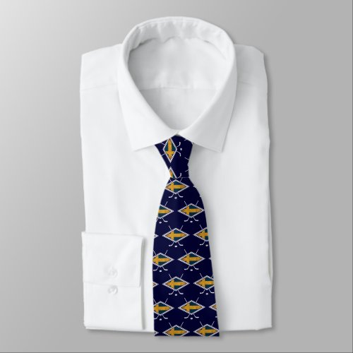 Swedish Flag Tie Ice Hockey Sweden