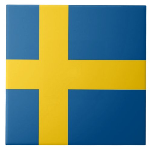 Swedish Flag Tile