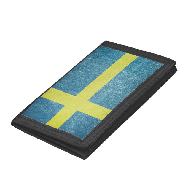 Swedish Flag Trifold Wallet (Bottom)