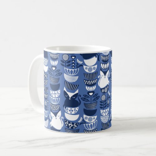 Swedish folk cats I Coffee Mug