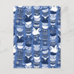 Swedish folk cats I Postcard