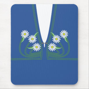swedish folk costume mouse pad