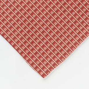 Swedish Folk Knit Fleece Blanket