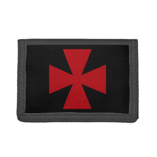 Swedish Freemasons Cross Trifold Wallet