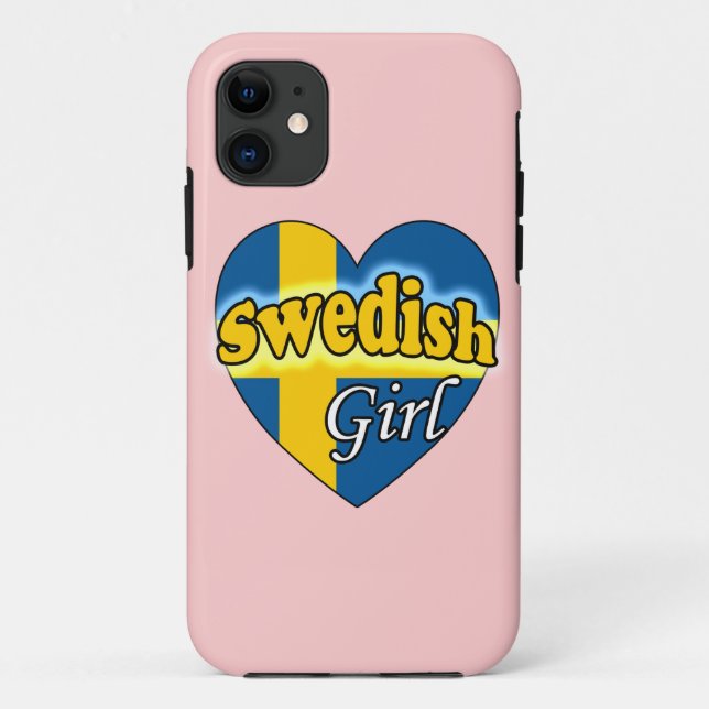 Swedish Girl Case-Mate iPhone Case (Back)