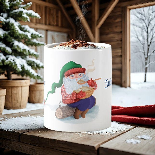 Swedish Gnome Jultomten Fika | Coffee Mug (Creator Uploaded)
