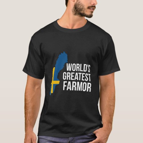 Swedish Grandmother Long Sleeve Shirt Farmor Swede