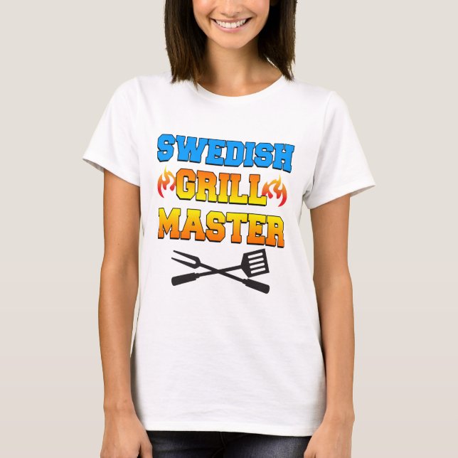 Swedish Grill Master T-Shirt (Front)