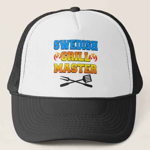Swedish Grill Master Trucker Hat