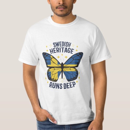 SWEDISH HERITAGE RUNS DEEP T_Shirt