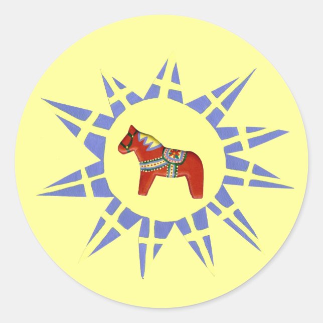 Swedish Horse Sticker (Front)