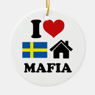 Swedish House Music Ceramic Ornament