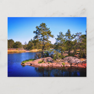 swedish  landscap, photo postcard