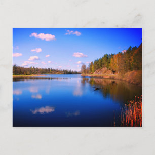 swedish landscap, photo postcard